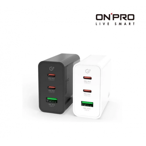 【ONPRO】PD65W 3孔氮化鎵GaN PD快充充電器Plus版