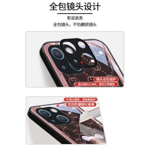 手機殼 新款 大牌天使熊蘋果13promax手機殼全包iPhone11/12直邊玻璃xs耐髒7/8